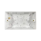 Thrion Back Box 2 Gang 35mm White