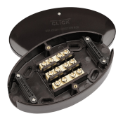 Click Junction Box 3Term 60A Brown