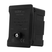 Click 100A 1 Pole 5 x 35mm² Connectable Link Box Black