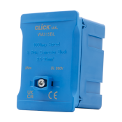 Click 100A 1 Pole 5 x 35mm² Connectable Link Box Blue