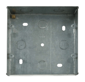 Click 2 Tier 47mm Deep Galvanised Steel K.O. Box