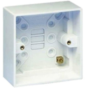 Hager WMPB1/20 Pattress 1 Gang 20mm