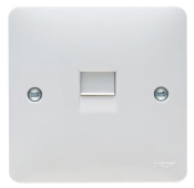 Hager Sollysta 1 Gang RJ11 Socket