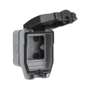 ELEX Weatherguard IP66 1 gang Empty Enclosure