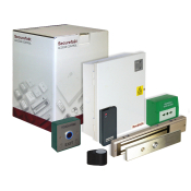 CQR Access Control - Proximity Reader, No Touch Exit Switch, PSU/Controller & Rim Electric Release