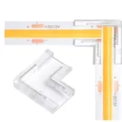 Arc LED 2 Pin 10mm COB L Connector (Clear)