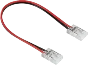Arc LED 2 Pin 10mm COB Strip to Wire to Strip Connector (Clear)