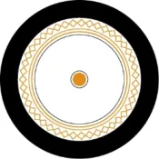 DIGITAL COAX - 75 Ohm Class A+ Screening 75Ω CAI Certified Digital Coax Black LSF Sheath [CAI0100H] BLACK (100m)