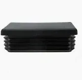 41X41mm Channel End Cap Black