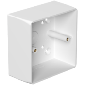 Marshall Tufflex Box 1Gang 44mm Round Corners White