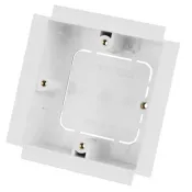 Marco MTSB1-4 Socket Box 1G 4Lug 35mm White