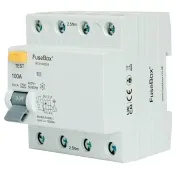 FuseBox 100A 30MA 4P Type A RCD