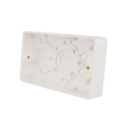 Thrion Back Box 2 Gang 25mm White