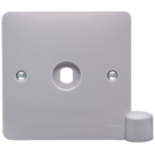Hager 1 Gang Rotary Dimmer Switch Plate Kit