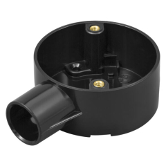 Marshall Tufflex Terminal Circular Box 20mm Black