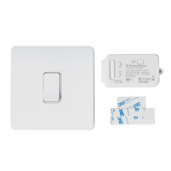 Forum Kinetic - Single Kinetic Switch with Receiver Kit &ndash; White starter pack