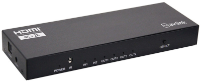 AVSL 4K HDMI SWITCH/SPLITTER 2x4 HSS24