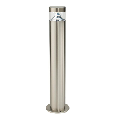 Saxby Brushed Stainless Steel Pyramid post 500mm IP44 4.3W 6500K