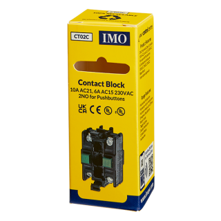 IMO Contact Block C/W 2. N/O Contacts