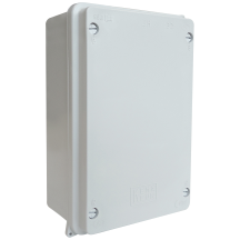 Eterna Grey plastic adaptable box 185x120x80mm
