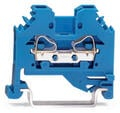Wago 2-conductor through Blue terminal block; 4 mm² (32a rated)