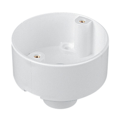Marshall Tufflex Back Outlet Circular Box 20mm White