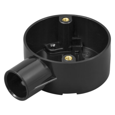 Marshall Tufflex Terminal Circular Box 20mm Black