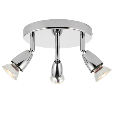 Saxby Amalfi 3 Plate Spotlight 3x7W LED GU10 Chrome
