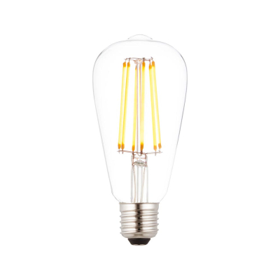 Saxby LED Pear E27 6W 1800K Clear