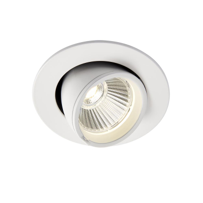 Saxby Axial round 9W cool white LED White 355 degree rotation and 60 degree tilt