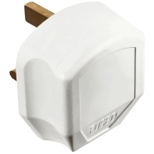 BG 13a Plug Sleeved 3 Pin BS1363A White