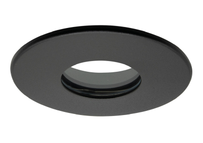 All LED Carbon Black Twist & Lock IP65 Bezel for iCan75 Downlight (AFD75)