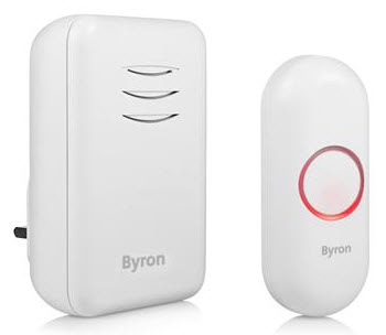 Byron Plug-In Wireless Doorbelll Set
