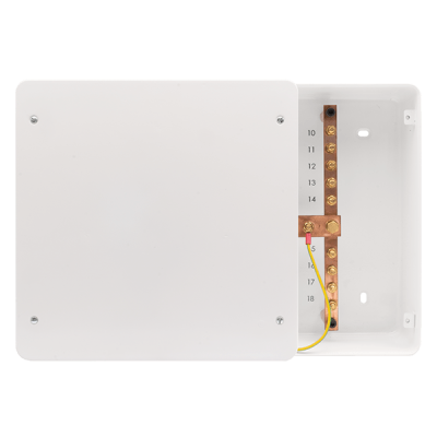 Click 18 Way Surface Mounted Equipotential Bonding Busbar