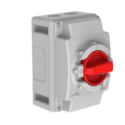 C&D Rotary Isolator 100a 4P Moulded Plastic IP65