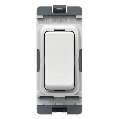 Thrion 20A 1Way Grid Module White Moulded