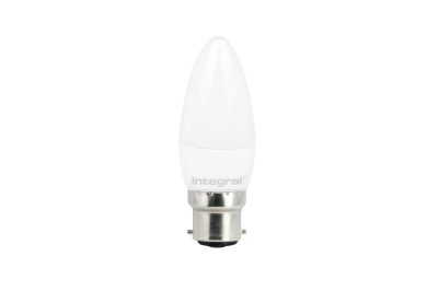 Integral CANDLE BULB B22 250LM 3.4W 2700K NON-DIMM 260 BEAM FROSTED