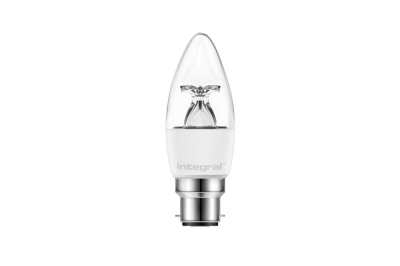 Integral CANDLE BULB B22 470LM 4.9W 2700K NON-DIMM 240 BEAM CLEAR