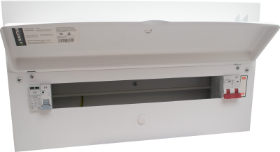 NAVITAS Consumer Unit - 18 useable Ways c/w SPD & Over Current Protection