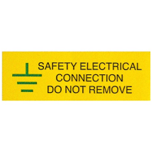 Ind Signs IS0610SA Electrical Connection Label Pk10