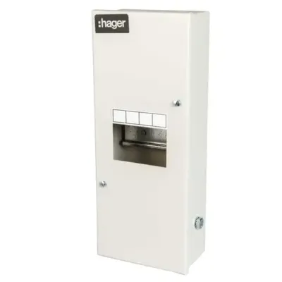 Hager IU44/D Enclosure 4 Mod Plain Door