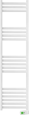 Rointe Kyros Electric Towel Rail with Smart Timer 1000W White H: 1,900mm