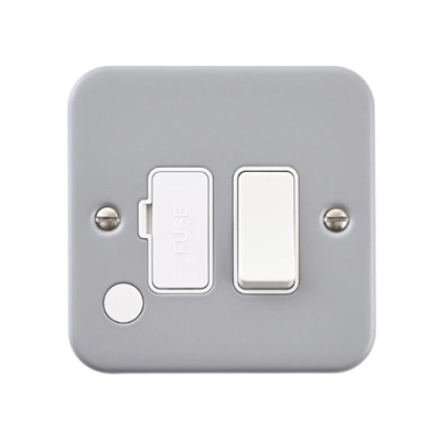 ELEX 13a Metal Clad Switched Spur c/w Flex Outlet