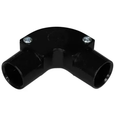 Marshall Tufflex Inspection Elbow 20mm Black