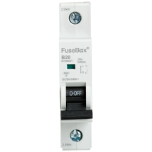 FuseBox MT06B201 MCB SP Type B 20A 6kA