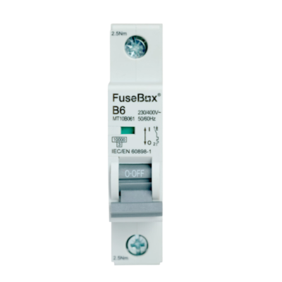 FuseBox MT10B061 MCB SP Type B 6A 10kA