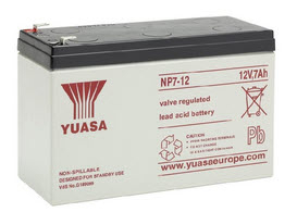 YUASA (12V 7Ah) Yuasa Industrial VRLA Battery