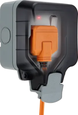 BG Nexus Storm 13a 1gang Switched Socket IP66