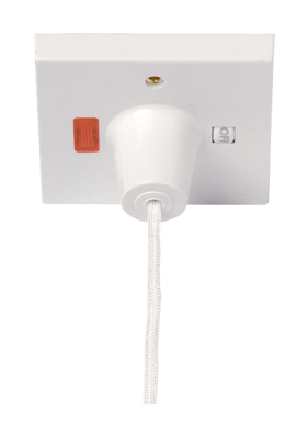 Click Polar Ceiling Switch 45A White