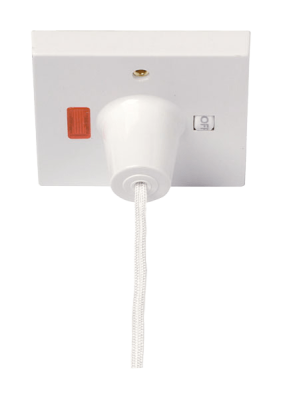 Click Polar Ceiling Switch Neon 50A White